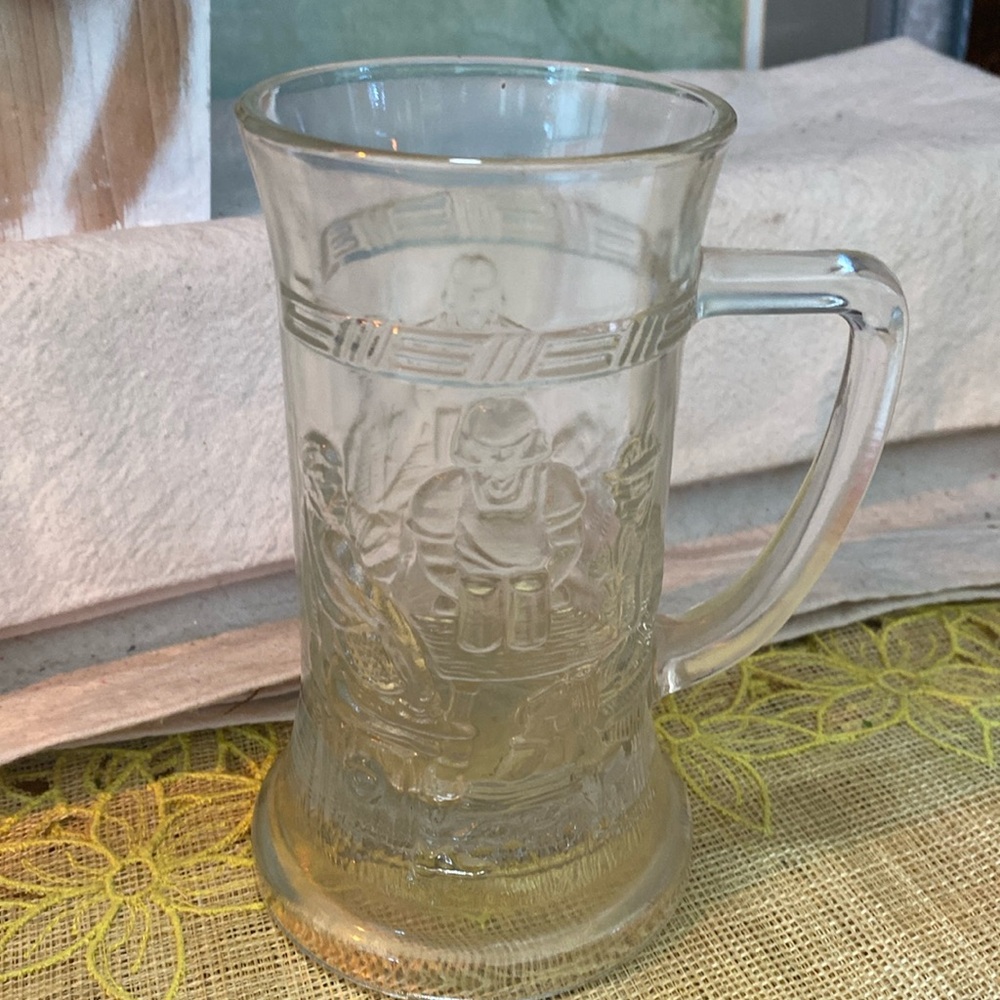 Indiana Glass Tiara Tavern German 6" Beer Stein Mug